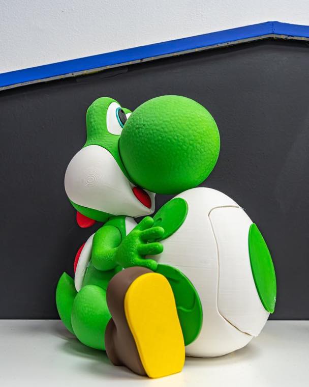 Figura de Yoshi impresa en 3D