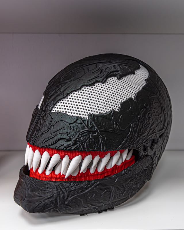 Máscara de Venom impresa en 3D